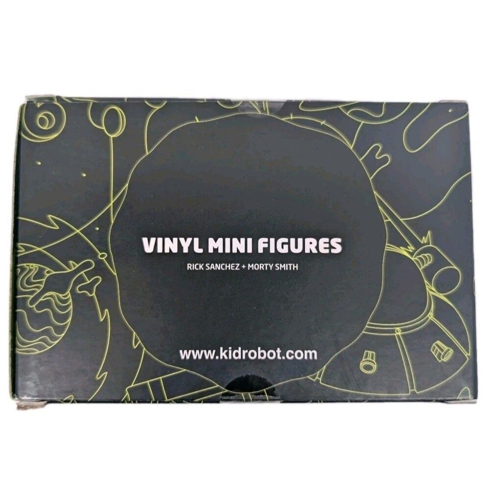 Kidrobot Rick and Morty Vinyl Mini Figures 2 Pack Rick Sanchez Morty Smith New - Picture 4 of 7